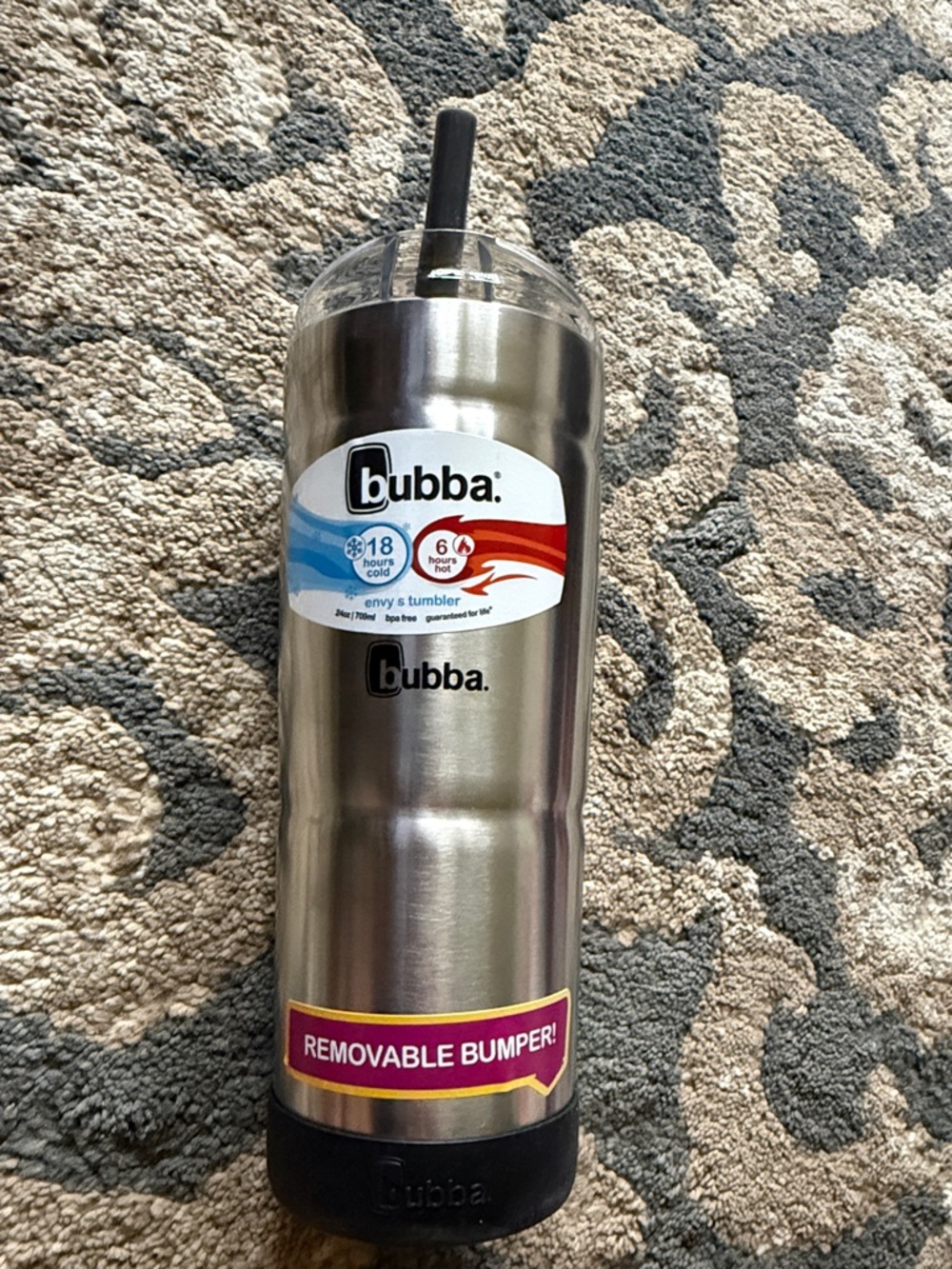 Bubba Stainless Steel Insulated Water Tumbler - Silver